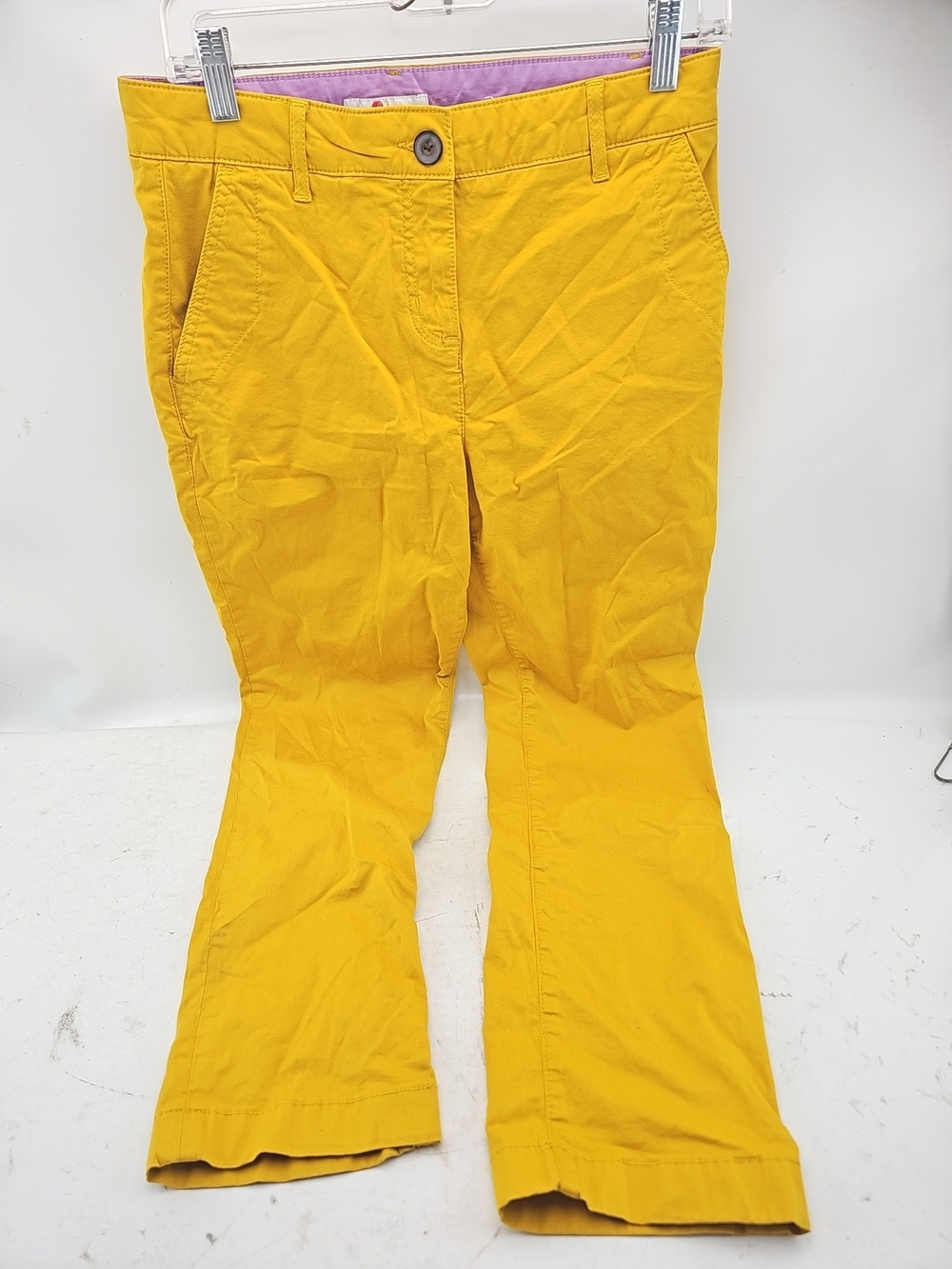 Boden Mustard Yellow Straight Leg Chino Pants